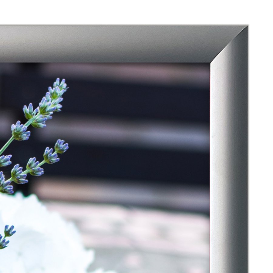 Alu snap frame 25 mm, 70 x 100, silver