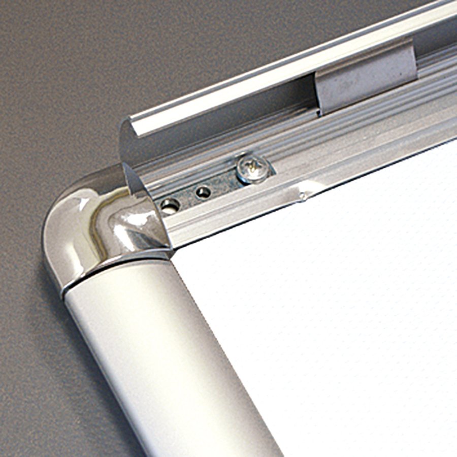 Alu snap frame Rondo, 25 mm, 70 x 100, silver