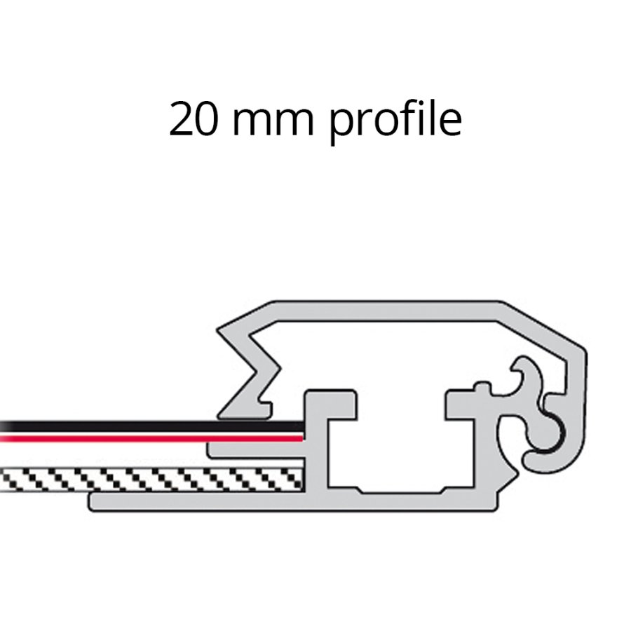 Alu snap frame 20 mm, A4, silver
