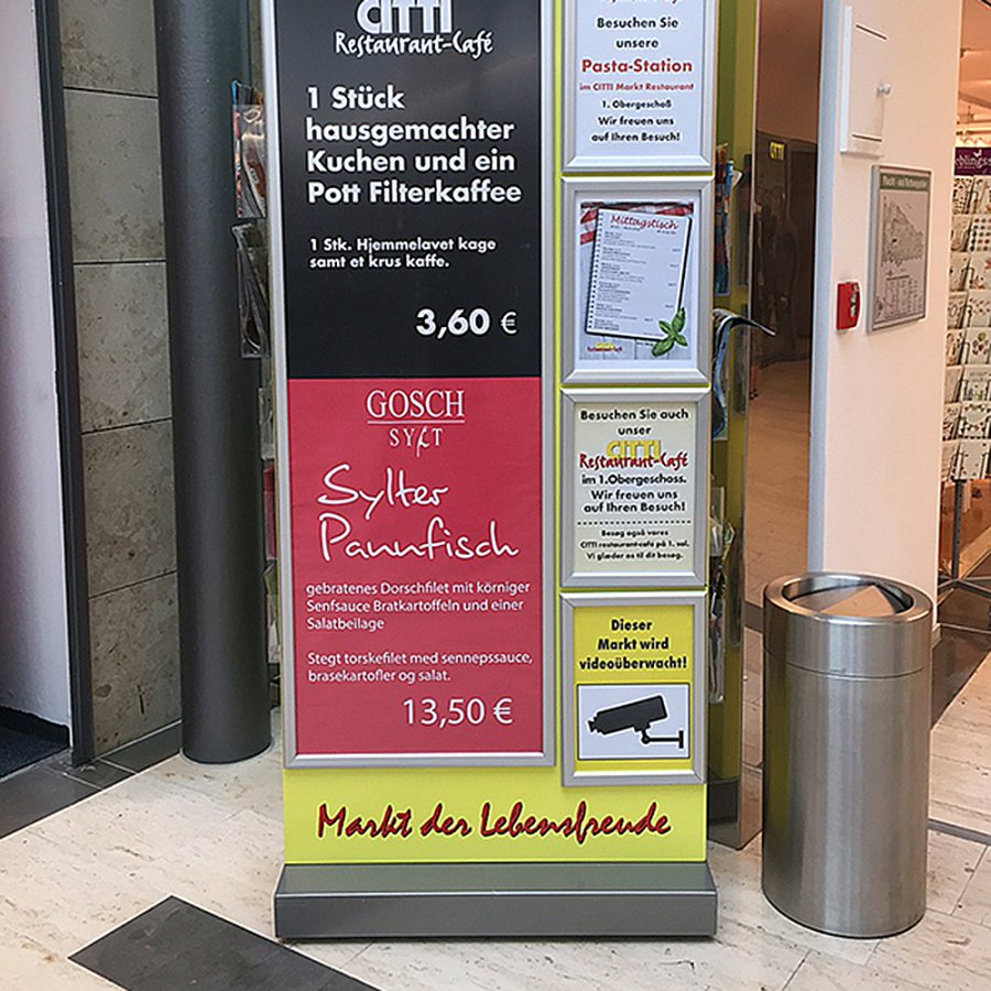 Alu snap frame, 32 mm, A4, silver