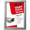 Alu snap frame, 32 mm, A1, silver #9