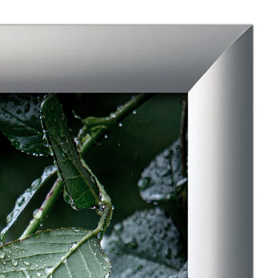Alu snap frame, 45 mm, 100 x 140, silver
