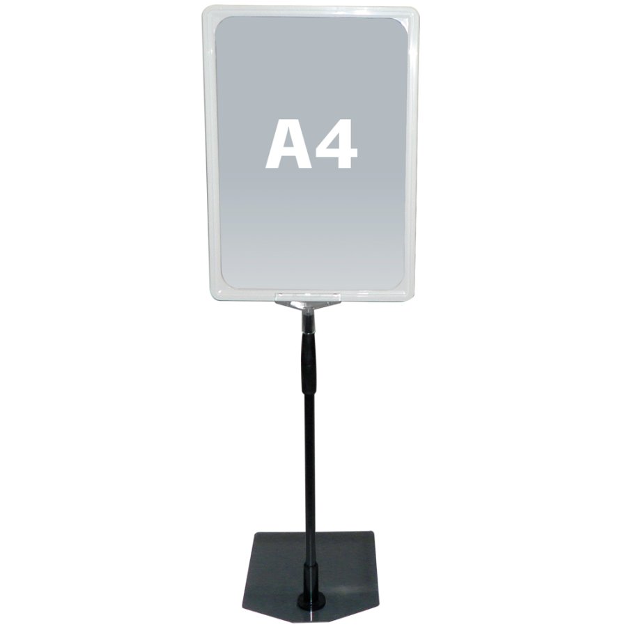 FLEX PLASTICFRAME w/base A4 white