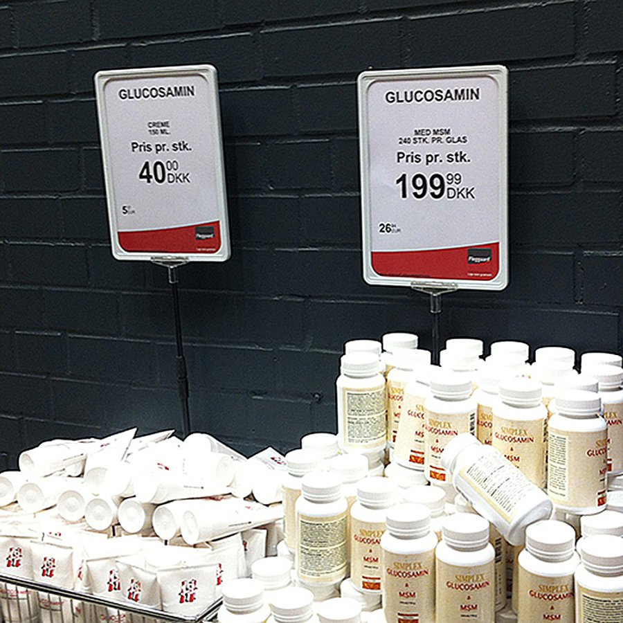 FLEX PLASTICFRAME w/base A4 white