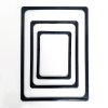 FLEX PLASTICFRAME w/base A4 black #3