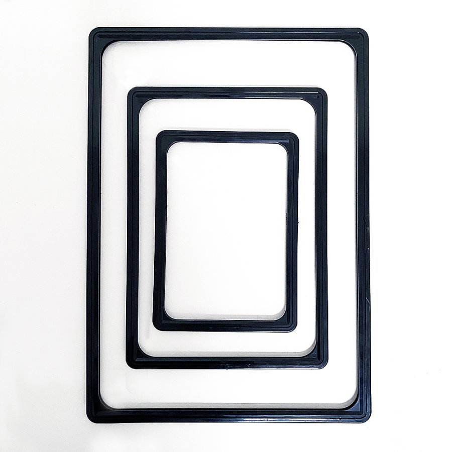 FLEX PLASTICFRAME w/base A4 black