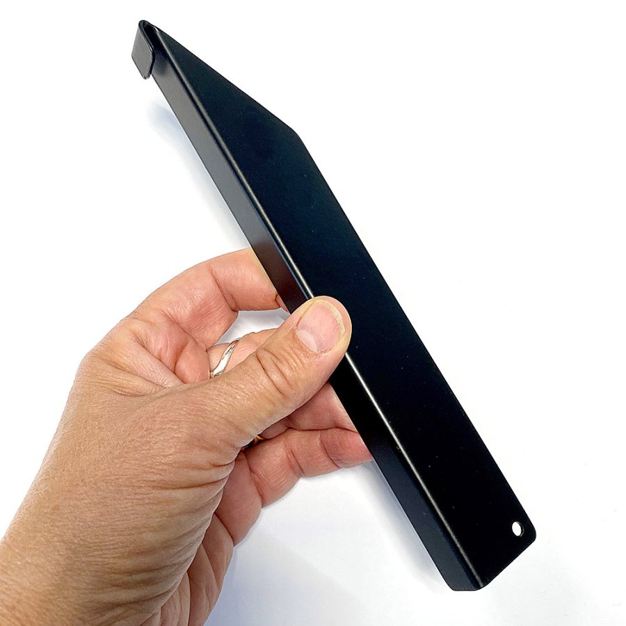 Design Stand floor, brochure holder 6xA4/12xM65, black