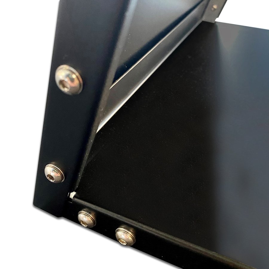 Design Stand floor, brochure holder 6xA4/12xM65, black