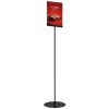 Design Stand floor, acrylic holder vertical  A4, black #1