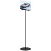 Design Stand floor, acrylic holder horizontal A4, black #1