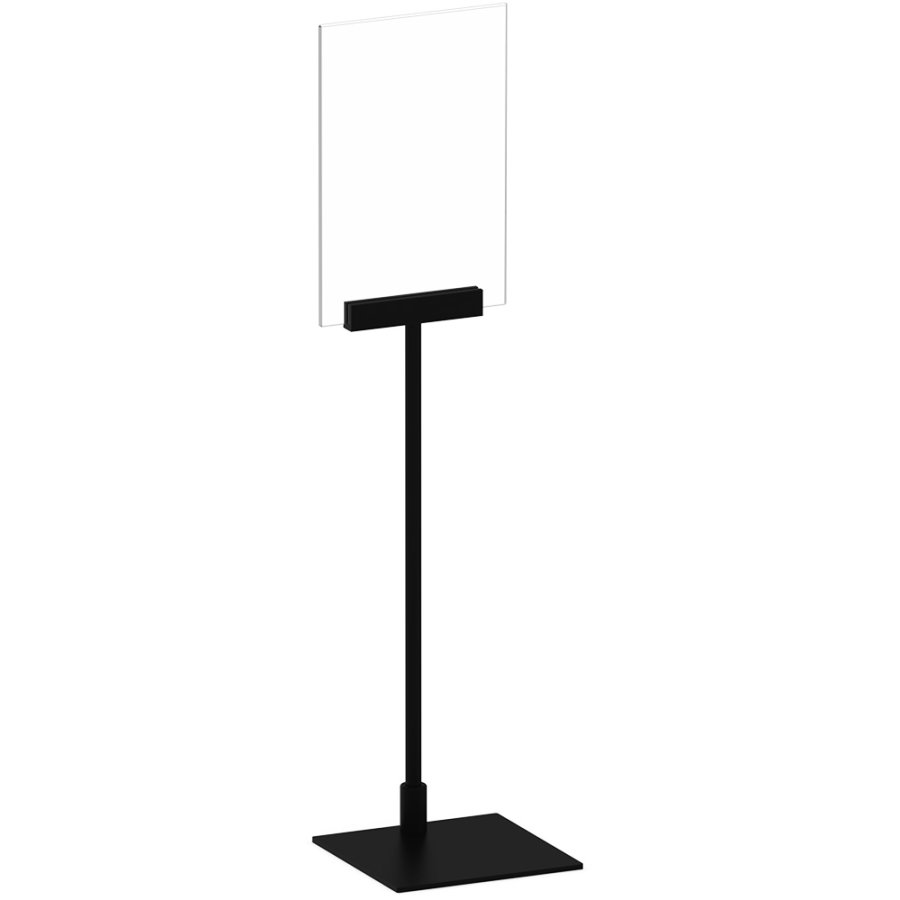 Design Stand table, acrylic holder vertical A5, black