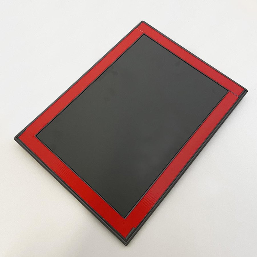 Klapramme, Fast Fix, (med tape), alu/sort, 25 mm profil, A5