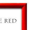 Alu snap frame 25 mm, 50 x 70, red #2