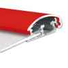 Alu snap frame 25 mm, 50 x 70, red #4