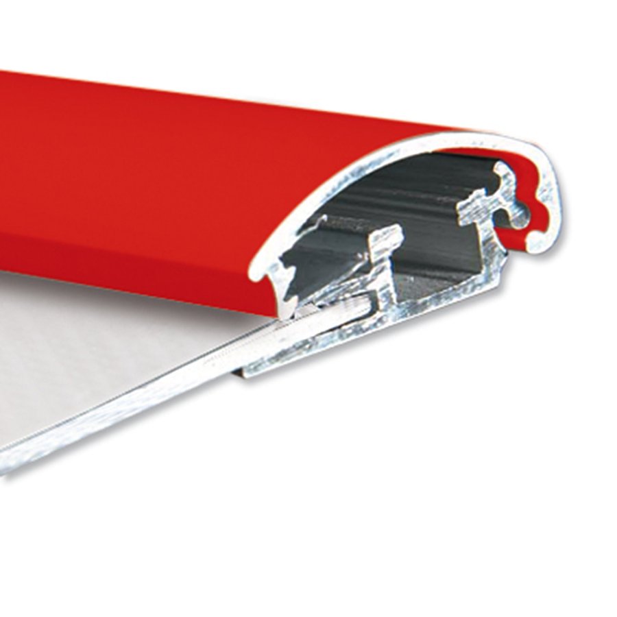 Alu snap frame 25 mm, 50 x 70, red