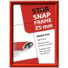 Alu snap frame 25 mm, 70 x 100 cm, red #6