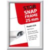 Alu snap frame 25 mm, A2, white #6