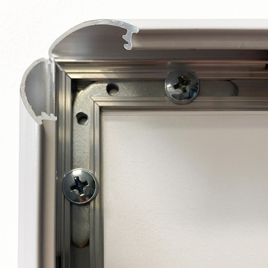 Alu snap frame 25 mm, 70 x 100, white