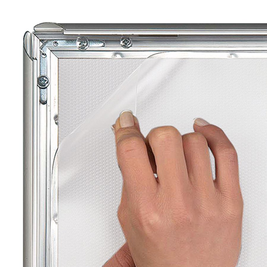 Alu snap frame, 30 mm, 70 x 100, silver