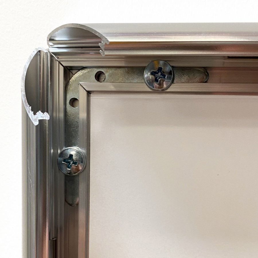 Alu snap frame 25 mm, A3, chrome