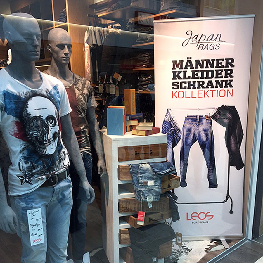 Euro Roll-up, single sided, 85 cm, alu