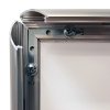 Alu snap frame 25 mm, A4, stainless steel look #3