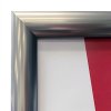 Alu snap frame 25 mm, 50 x 70, stainless steel look #2