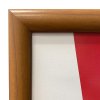 Alu snap frame, 25 mm, 70 x 100, wooden finish #2
