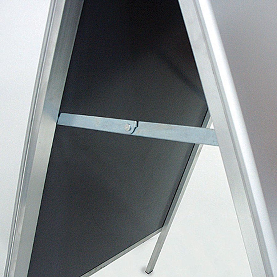 Alu-Line Budget Pavement Sign, silver, A1