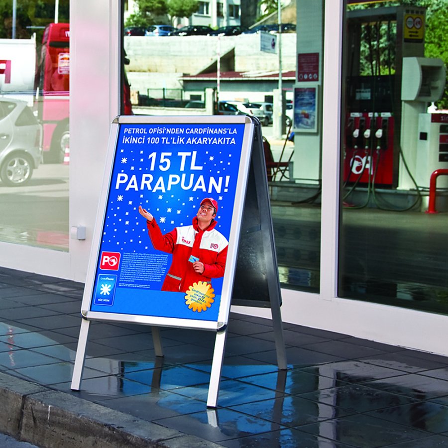 Alu-Line Rondo Pavement Board, silver, A0