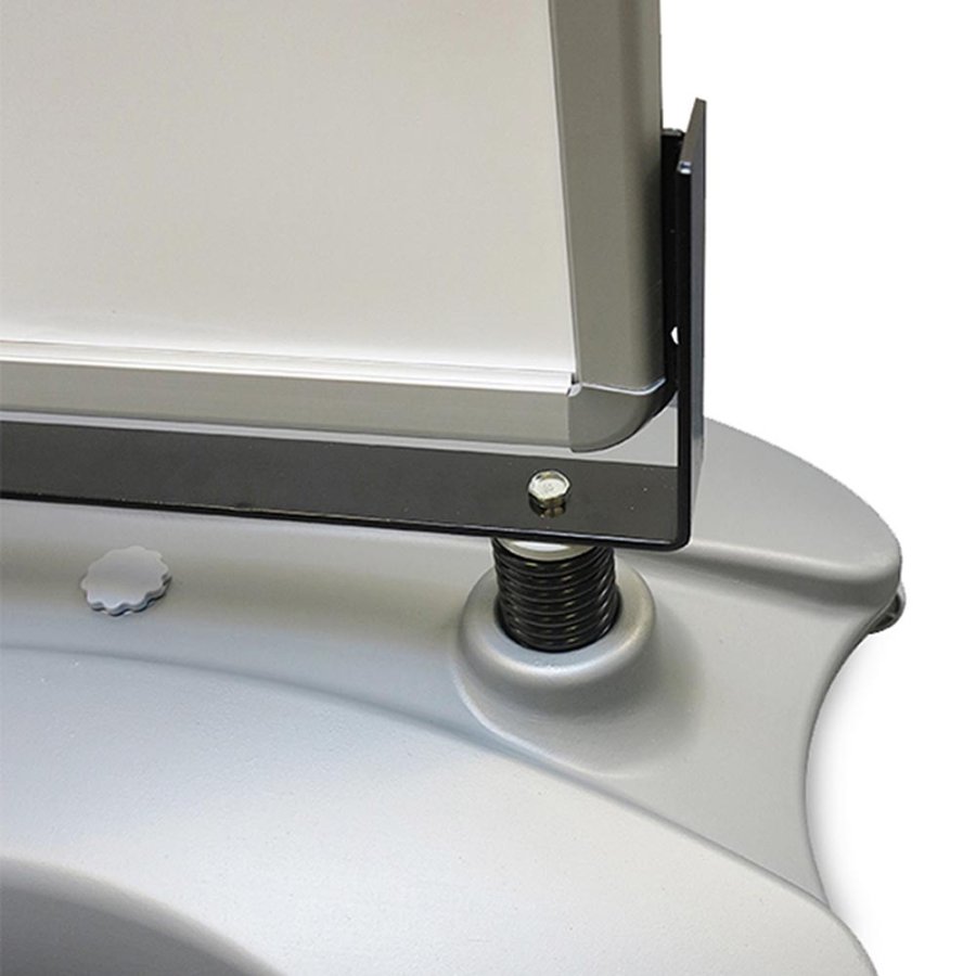 Wind-Sign Waterbase Basic Pavement Board, alu/grey, 50 x 70 cm