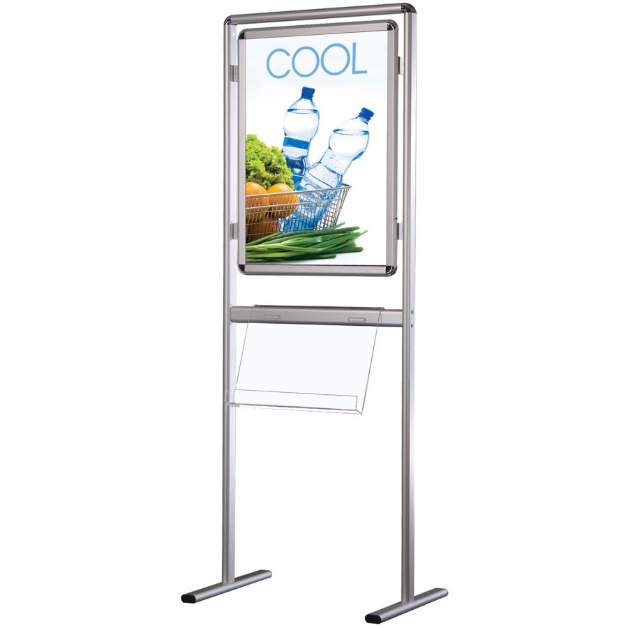 Info-Line Poster A1, with acrylic shelf 2 x A4 single sided