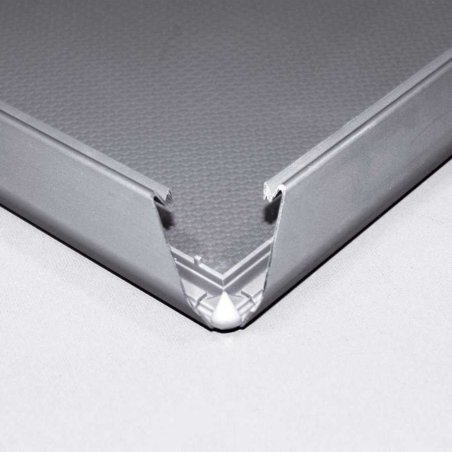 Lockable snap frame, 32 mm, 70 x 100, silver