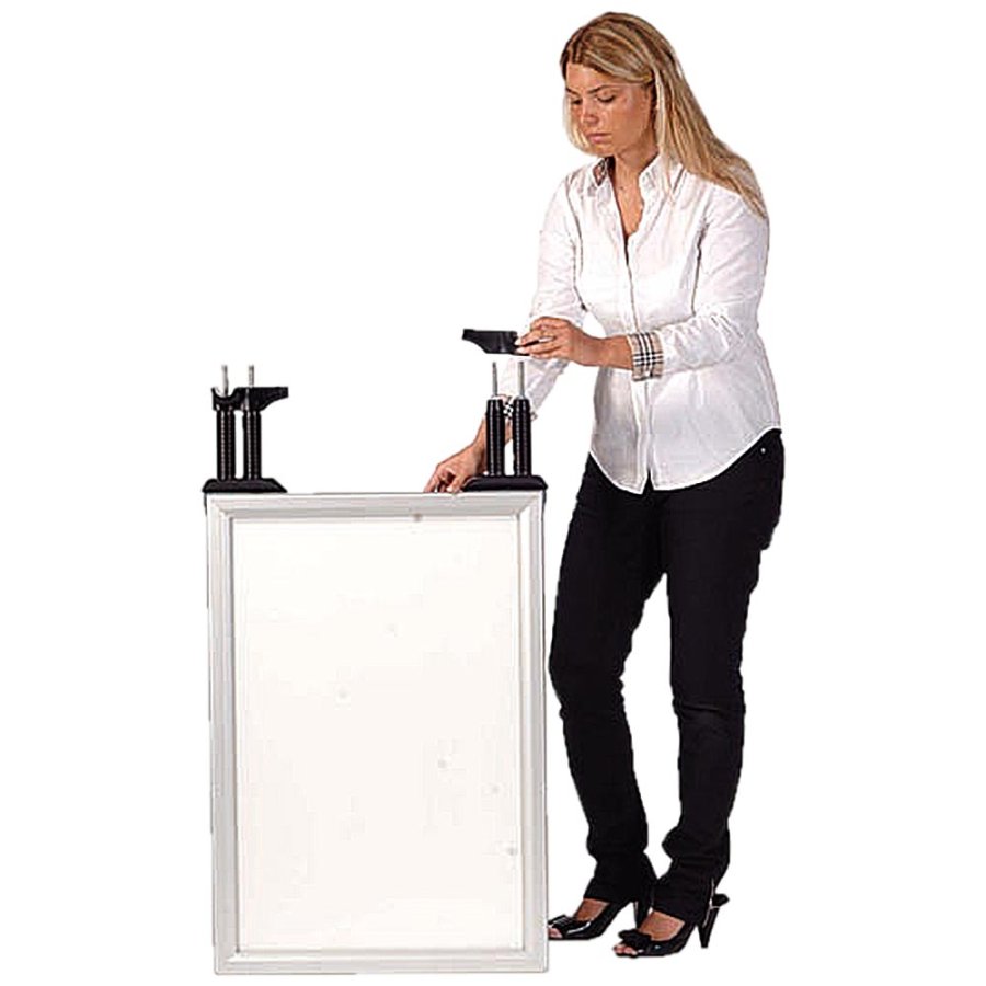 Wind-Line Budget Pavement Board, alu/silver, 70 x 100 cm