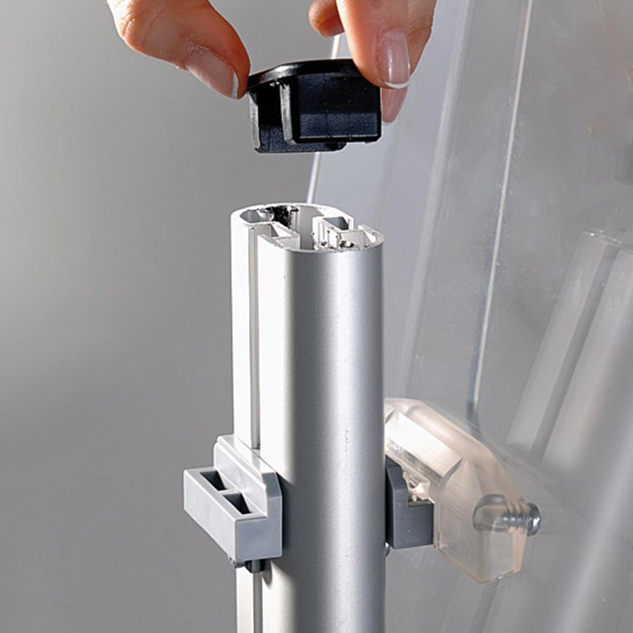 Brochurestand Duo, with 10 pcs. A4 acrylic holders