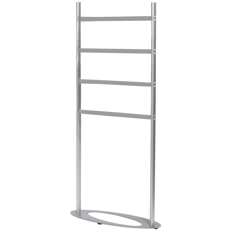 Ellipse Stand, single sided, with 12 A4 acrylic holders