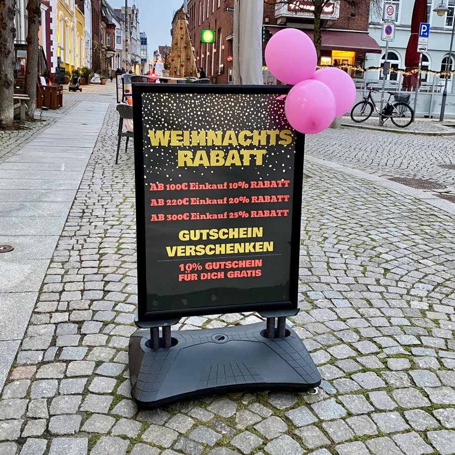 Wind-Sign Waterbase Budget Pavement Board, black, 50 x 70 cm