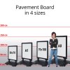 Wind-Sign Waterbase Budget Pavement Board, black, A1 #10