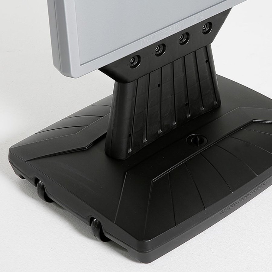 Plast Board with Foot, pavement board, black/grey