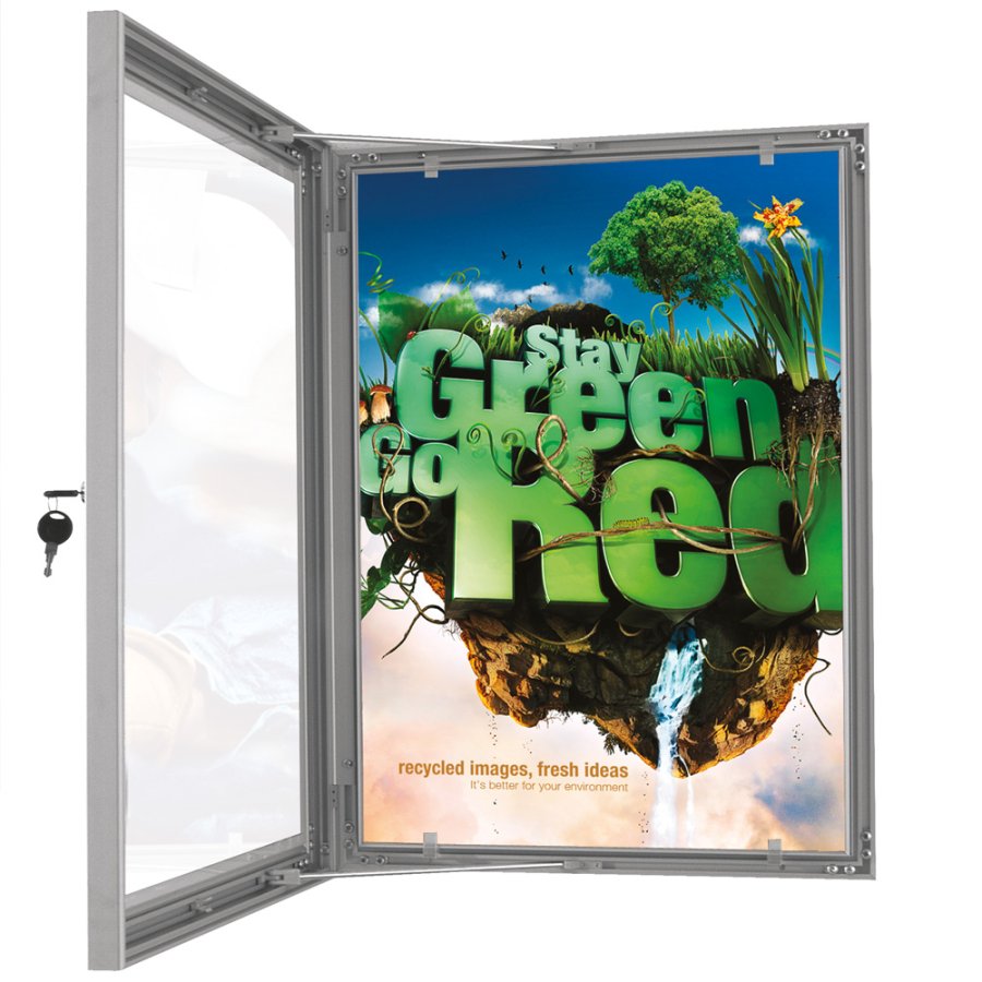 POSTERBOX w/lock 50x70cm
