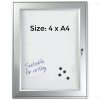 Infobox Magnetic, alu/silver, with lock, 4 x A4 #1