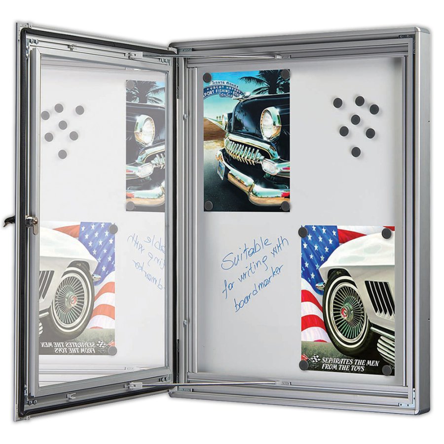 INFOBOX magnetic w/lock 12xA4