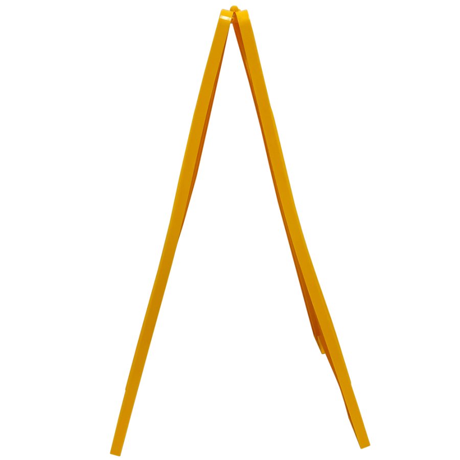 Caution Board, yellow, texted with: 