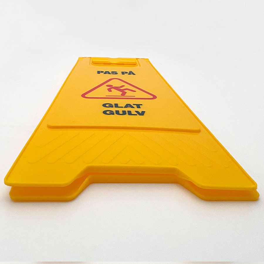 Caution Board, yellow, texted with 