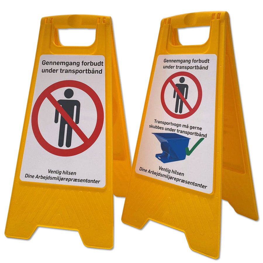 Caution Board, yellow, without print