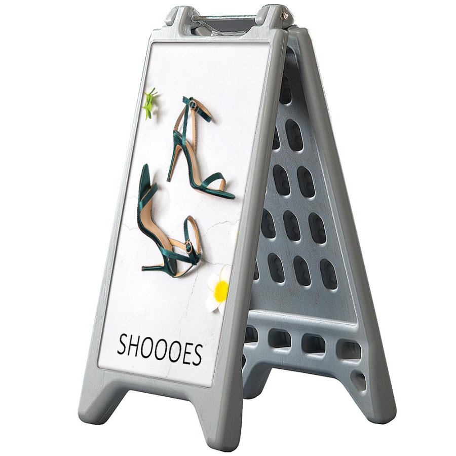 VACU DISPLAY A 327x588mm grey