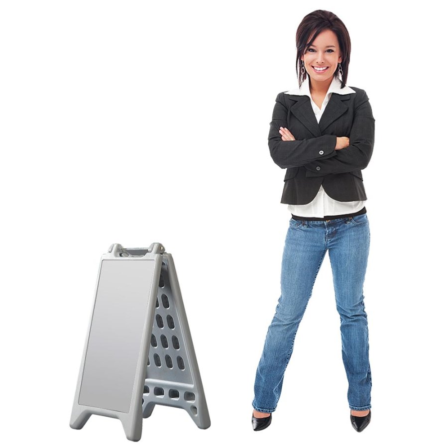 VACU DISPLAY A 327x588mm grey