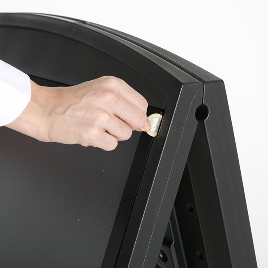 Compact Plast A-board, black, A1