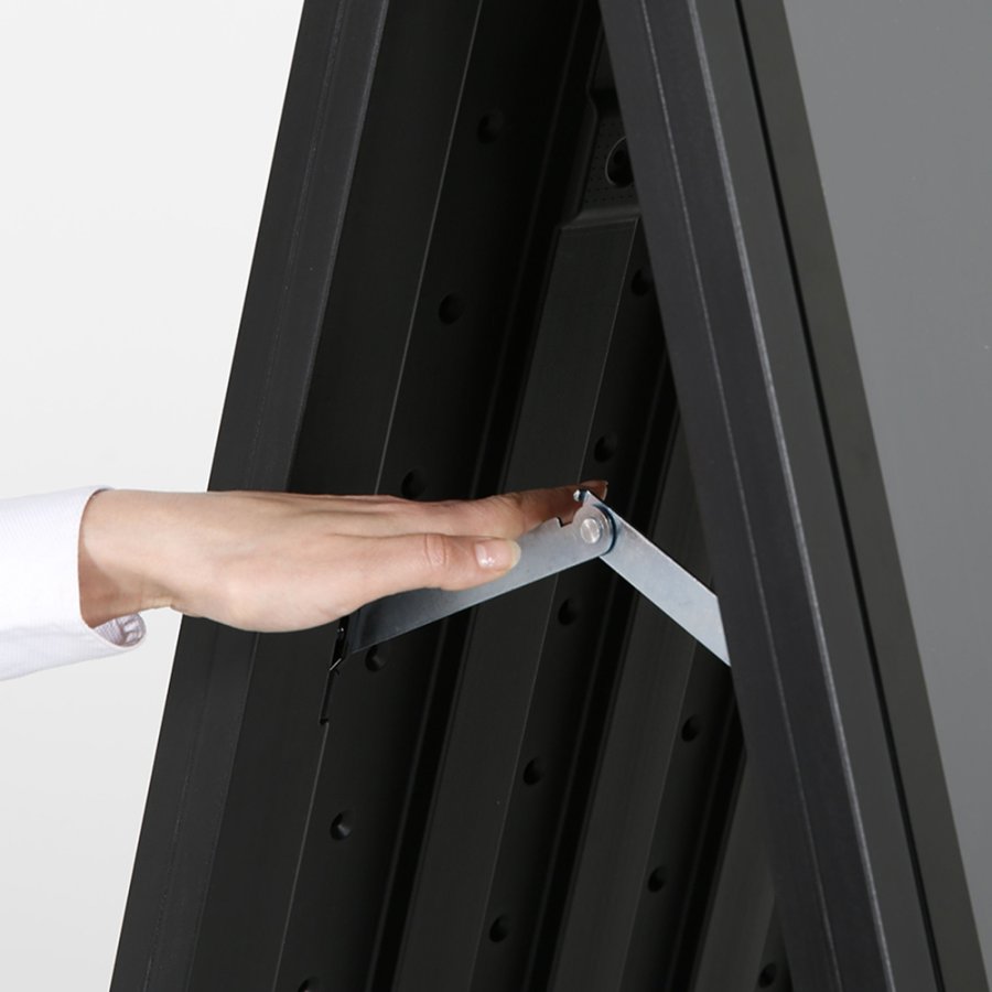 Compact Plast A-board, black, A1