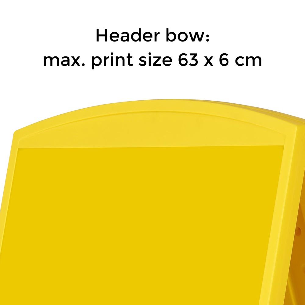 Pavement Sign, Compact A-Board, mini, yellow, A3 - 29,7 x 42 cm ...